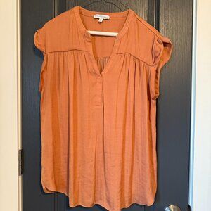 Women's Blouse - MAISON d'AMELIE - Burnt Orange - Size L